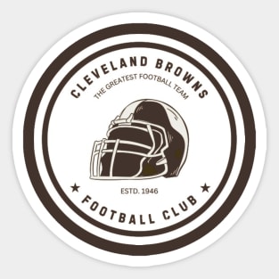 CLEVELAND BROWNS JOE FLACCO Sticker